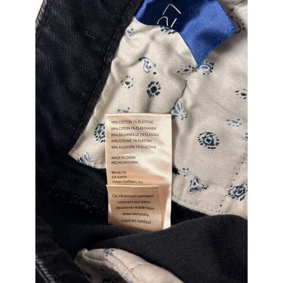 Anthropologie Jeans 27 Womens Pilcro High Rise Boot Flare Trouser Black Denim - Picture 7 of 7